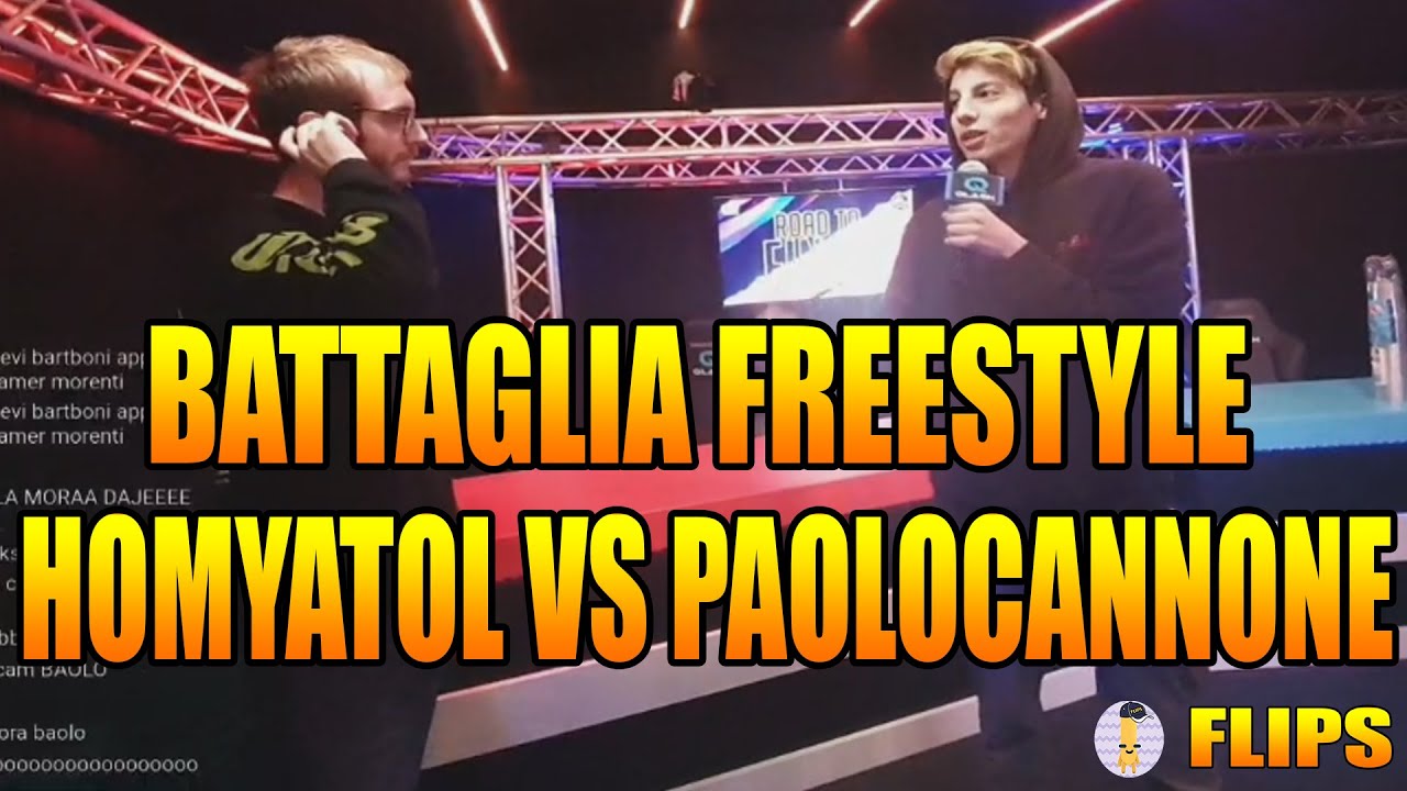 HOMYATOL LIVE👽BATTAGLIA FREESTYLE HOMYATOL VS PAOLOCANNONE
