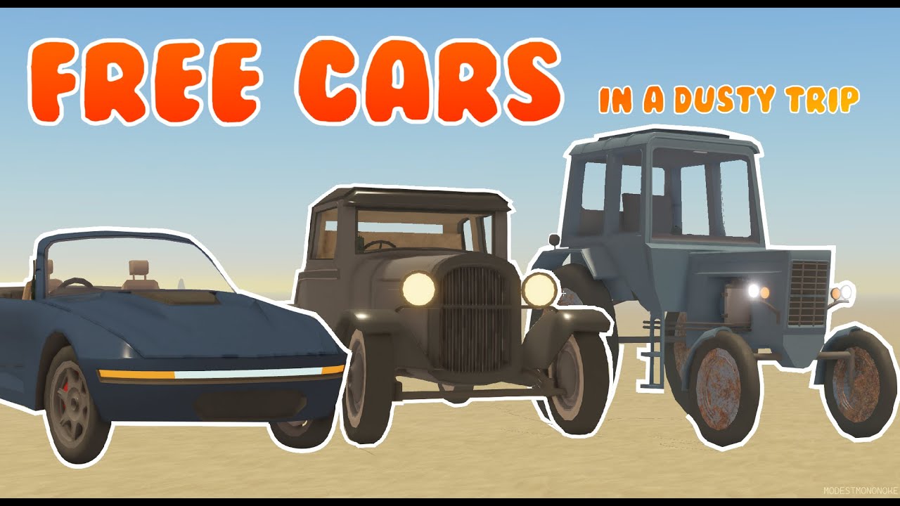 How to unlock FREE cars in a dusty trip | a dusty trip Roblox