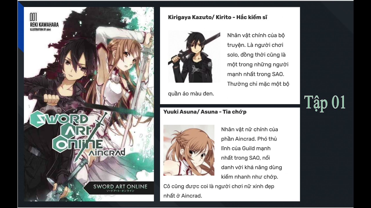 Sword Art Online | Tập 1 - Aincrad | Light Novel