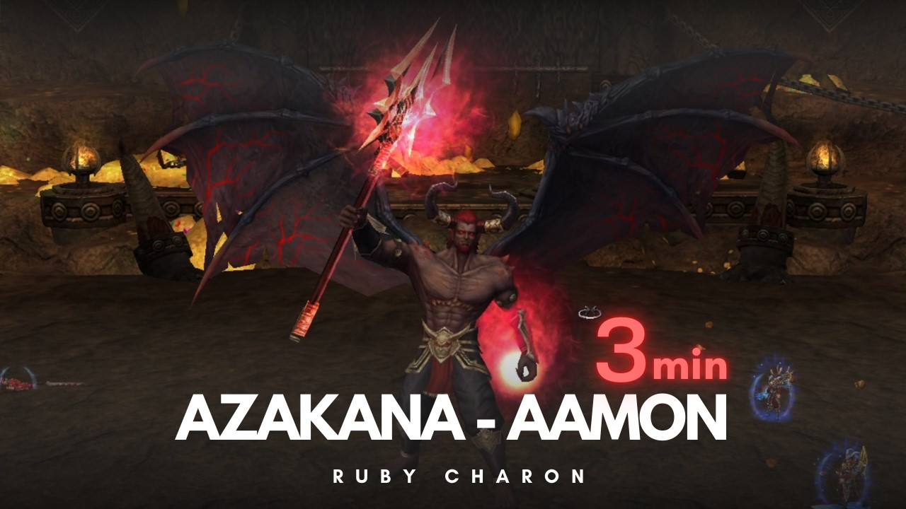 3 Dakikada Aamon Kesimi AZAKANA / 3 Min Aamon Run (Metin2 TR [Ruby] Charon)