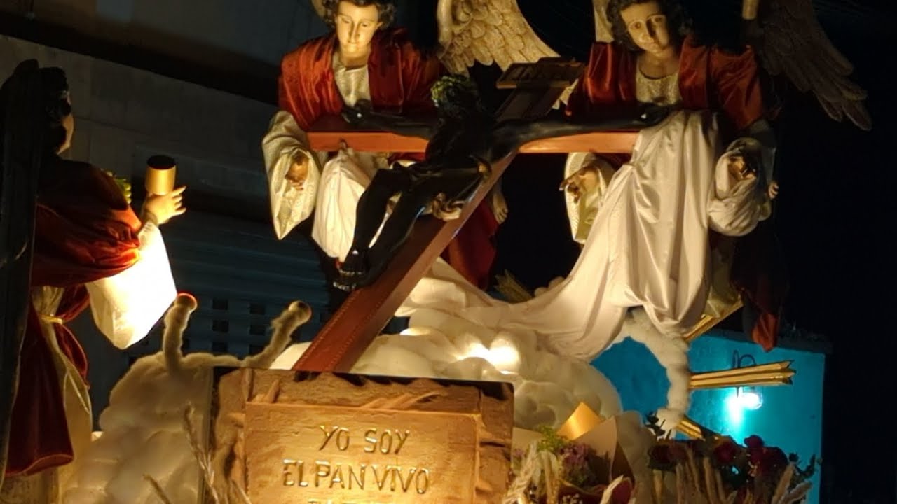 Solemne procesión del Cristo de Esquipulas, San Juan Alotenango,sac 