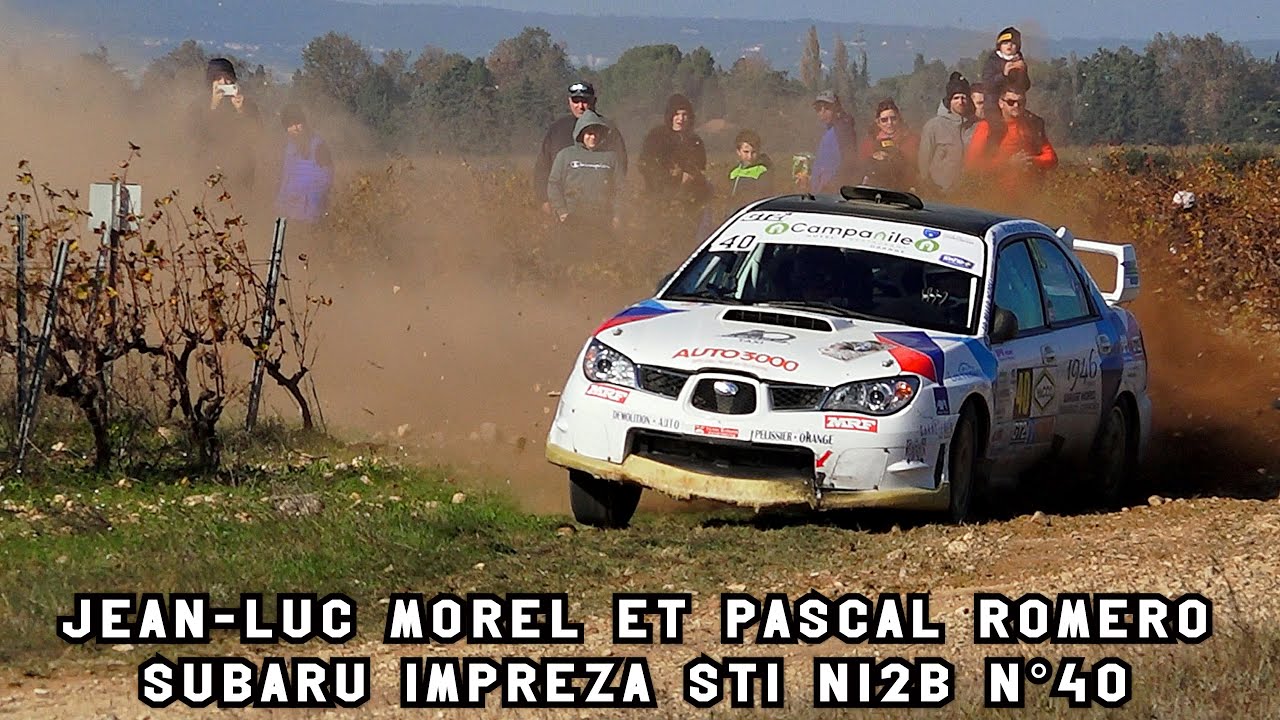Rallye Terre de Vaucluse 2024 - Subaru Impreza STI N12B N°40 - Jean-Luc MOREL et Pascal ROMERO