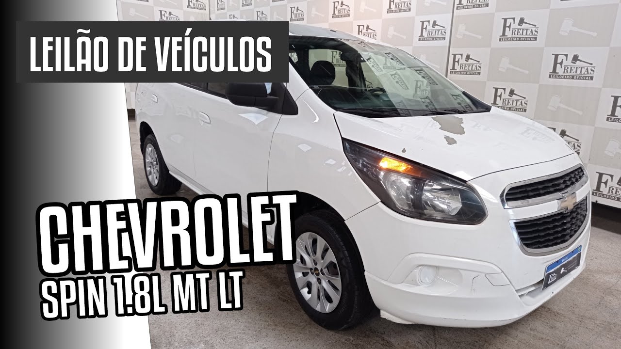 LEIL&Atilde;O - CHEV/SPIN 1.8L MT LT - 'Freitas Leiloeiro'