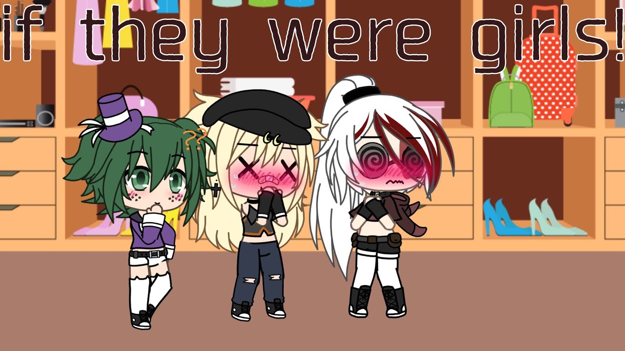 If Shoto/Bakugou/Deku turned into girls!? | Gacha life | DJ-Demz
