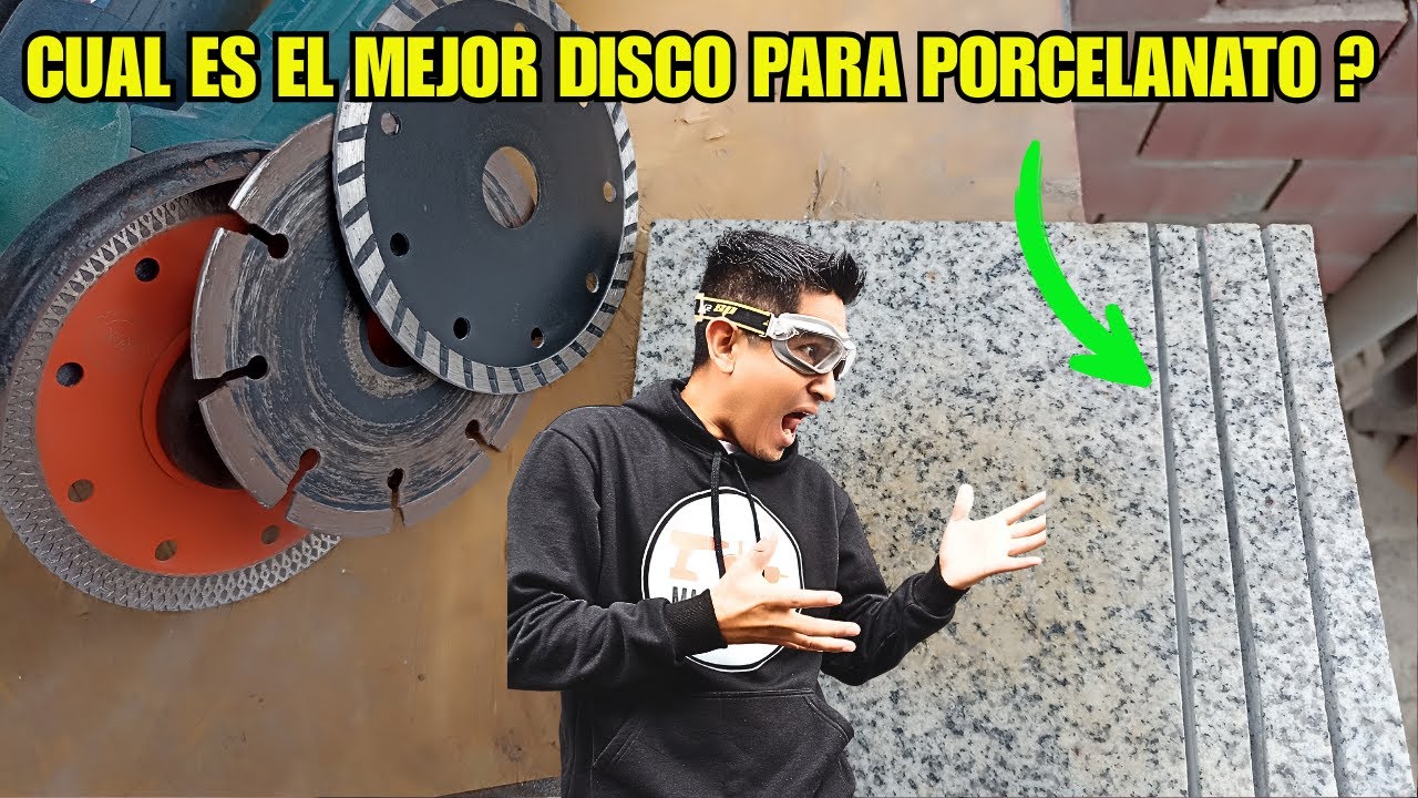 Qué disco diamantado es mejor para cortar porcelanato sin dañarlo? 🔧
