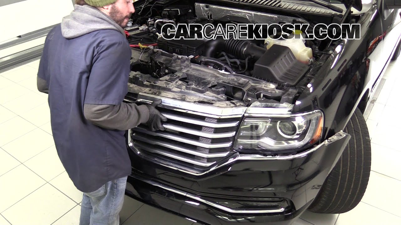 Снятие корпуса фары и бампера Lincoln Navigator 2007-2017