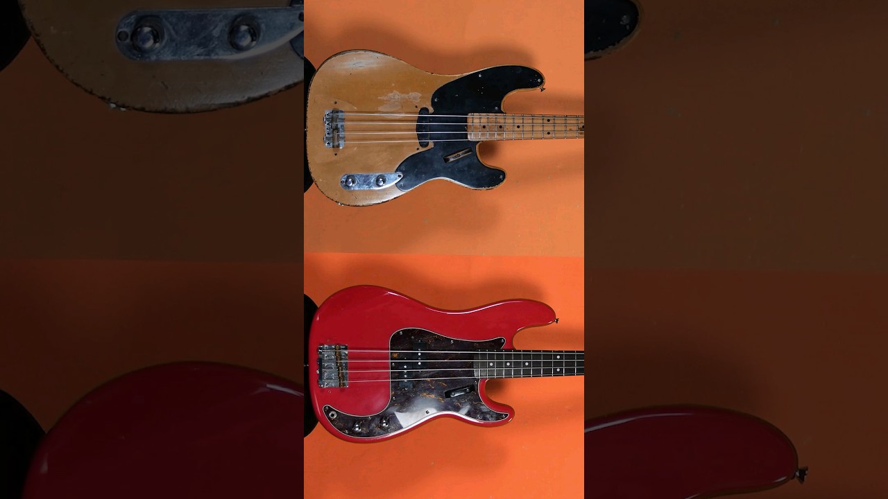 What's the difference between these 2 P basses? #bass #bassguitar #pbass