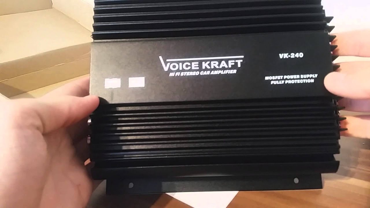Zesilovač do auta VoiceKraft VK-240 1000W