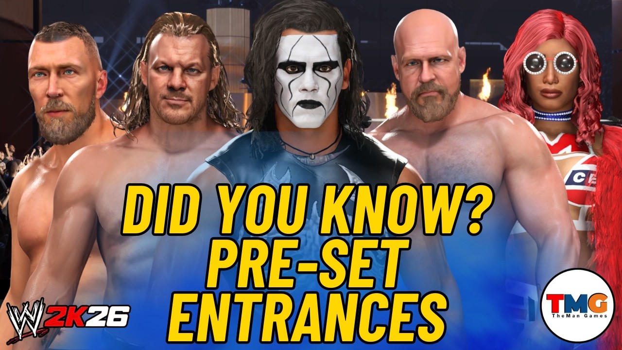 WWE 2K26 : Did you know? HIDDEN! Preset Entrances