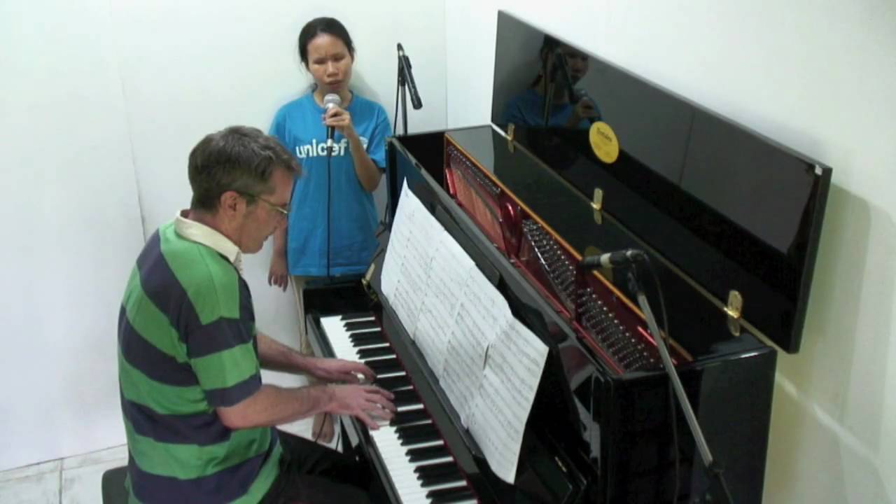 'Panis Angelicus' César Franck  - voice & piano - Tak & Paul, Thailand.