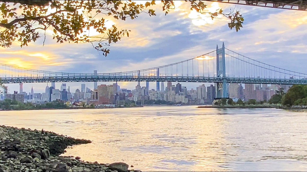 NYC—From Astoria-Ditmars to Astoria Park: a nice walking through a quiet neighborhood in Queens |4K|
