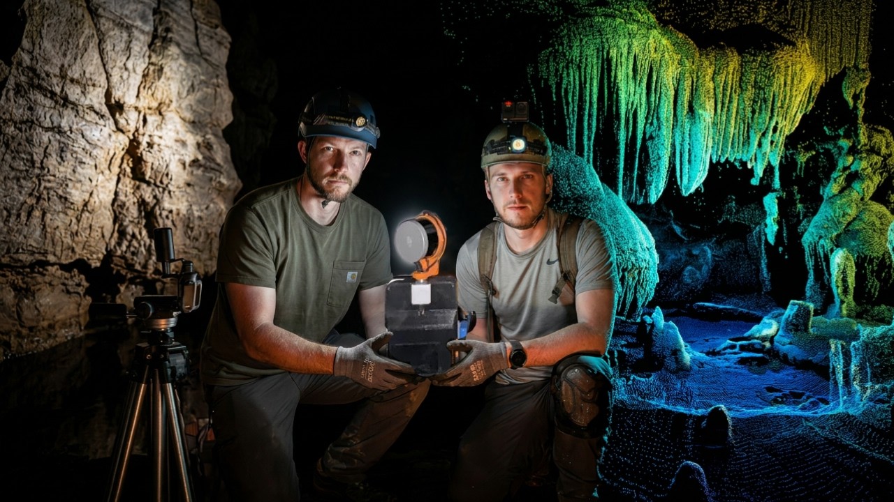 We 3D Scanned A Cave (with my homemade scanning rig)