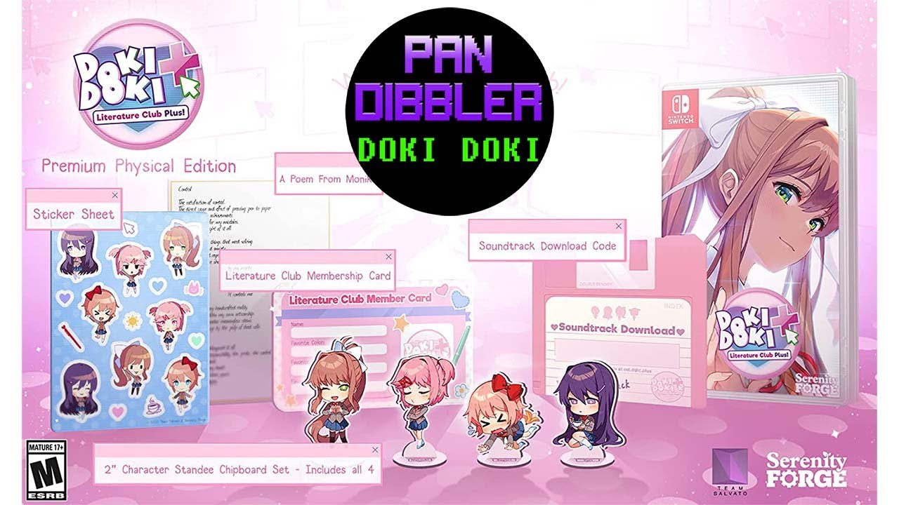 Prezentacja edycji fizycznej - Doki Doki Literature Club Plus! (Nintendo Switch)