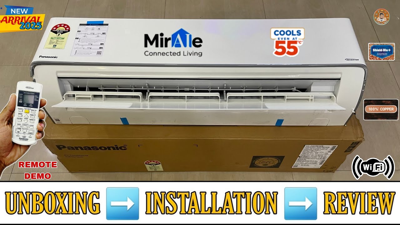 PANASONIC EU18BKY5XFM 2025 || 1.5 Ton 5🌟 7in1 Convertible Inverter Split Ac Unboxing And Review