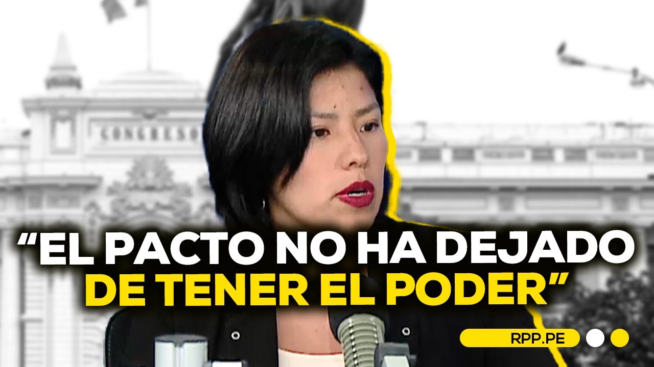 ¿INDIRA HUILCA se POSTULARÁ al SENADO? Excongresista habló en #ADNRPP