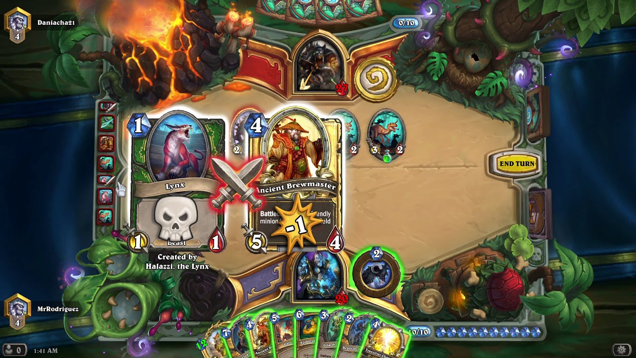 OTK Pala vs. Queen Carnassa Hunter - How to play HEARTHSTONE