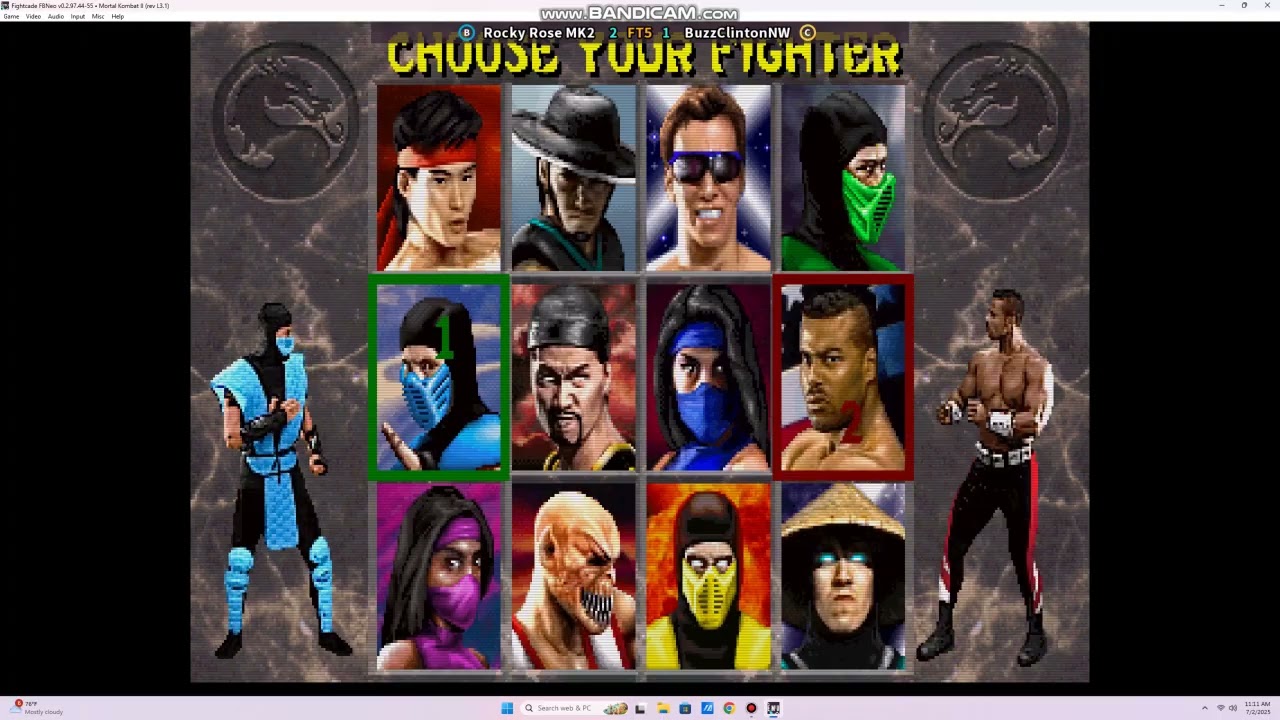 MK2  Rocky Rose VS BuzzClintonNW 4 SETS