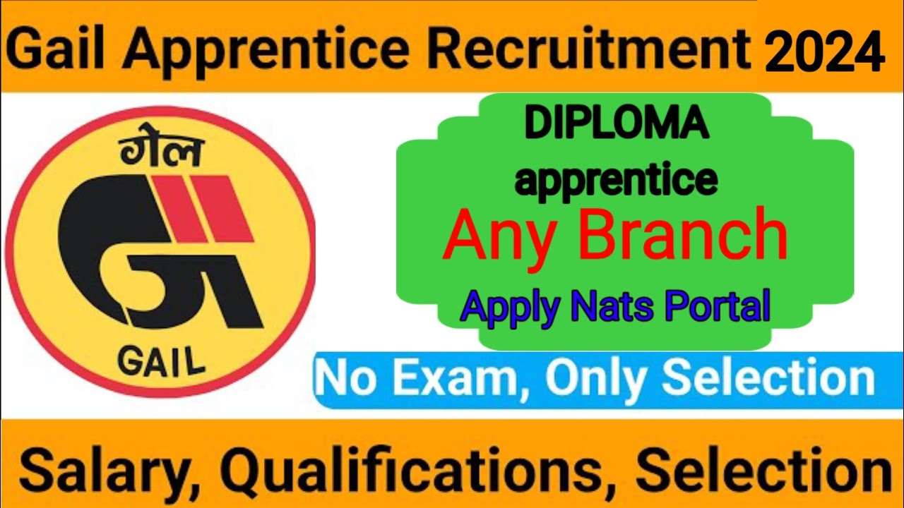 gail india limited vacancy 2024 | gail india diploma apprentice | gail india recruitment 2024 #gail