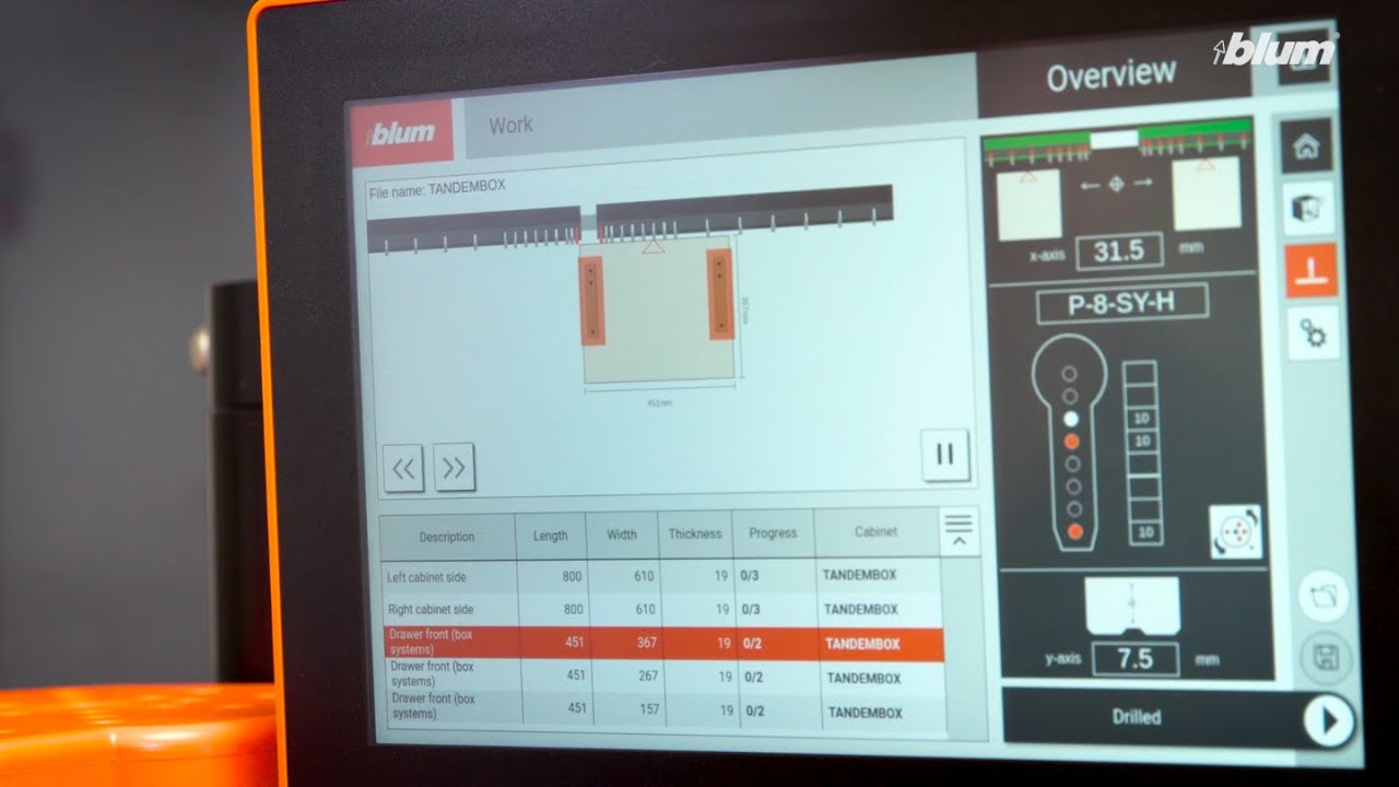 EASYSTICK – Cabinet Application TANDEMBOX