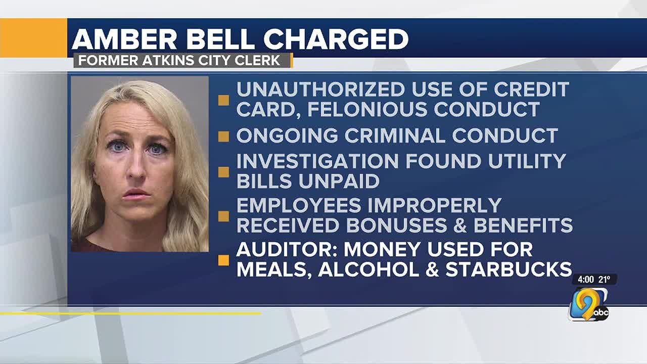 Former Atkins city clerk accused of misusing public dollars now faces criminal charges