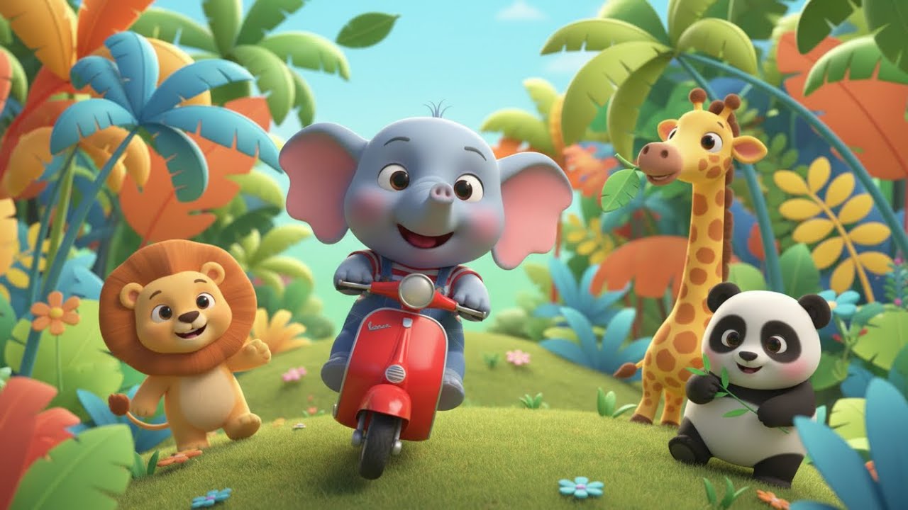 Wheels on the Scooter | Fun Scooter Song for Toddlers to Watch, Sing and Learn