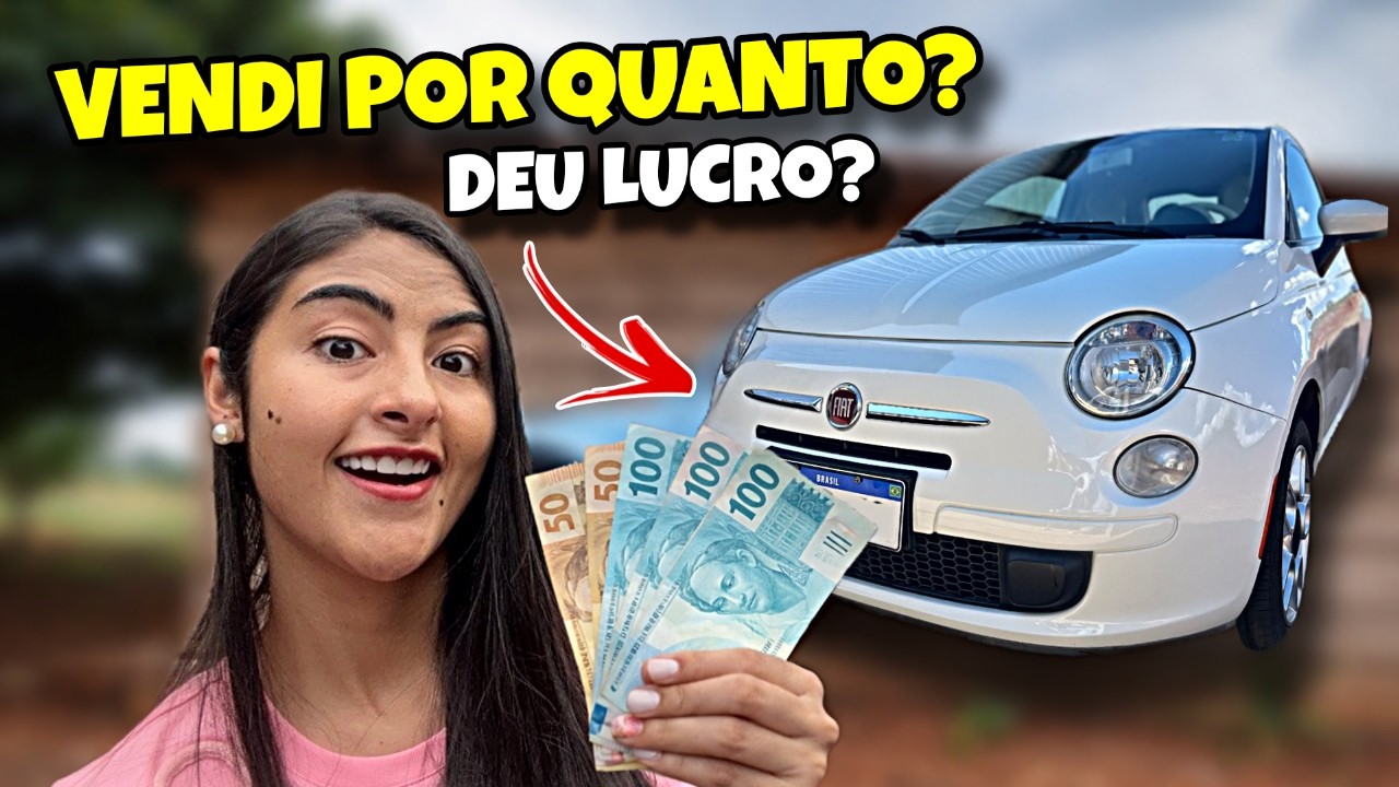 POR QUANTO VENDI O FIAT 500 DO LEILÃO? DEU LUCRO?
