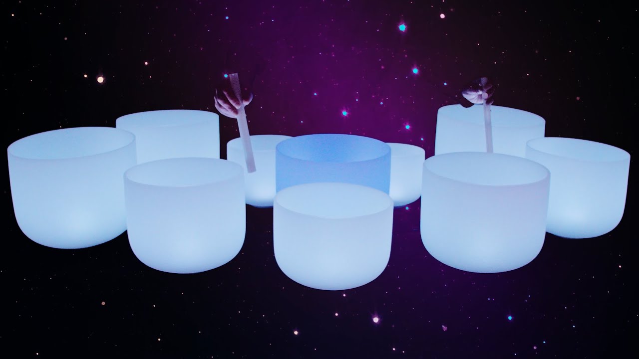 Crystal Bowls Ultra-Relaxing 432Hz Soundbath for Deep Sleep and Chakra Alignment
