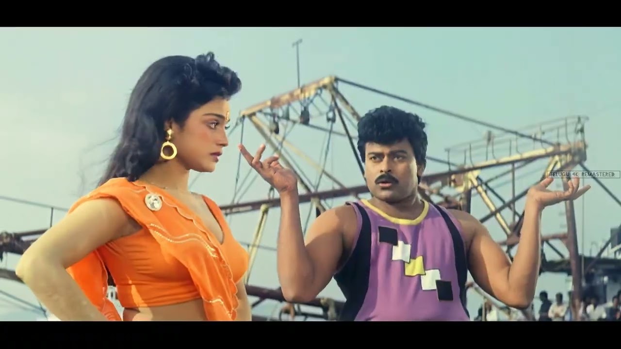 Bangaru Kodi Petta old 4k video song || Gharana Mogudu || Chiranjeevi || Disco Shanti || Remastered