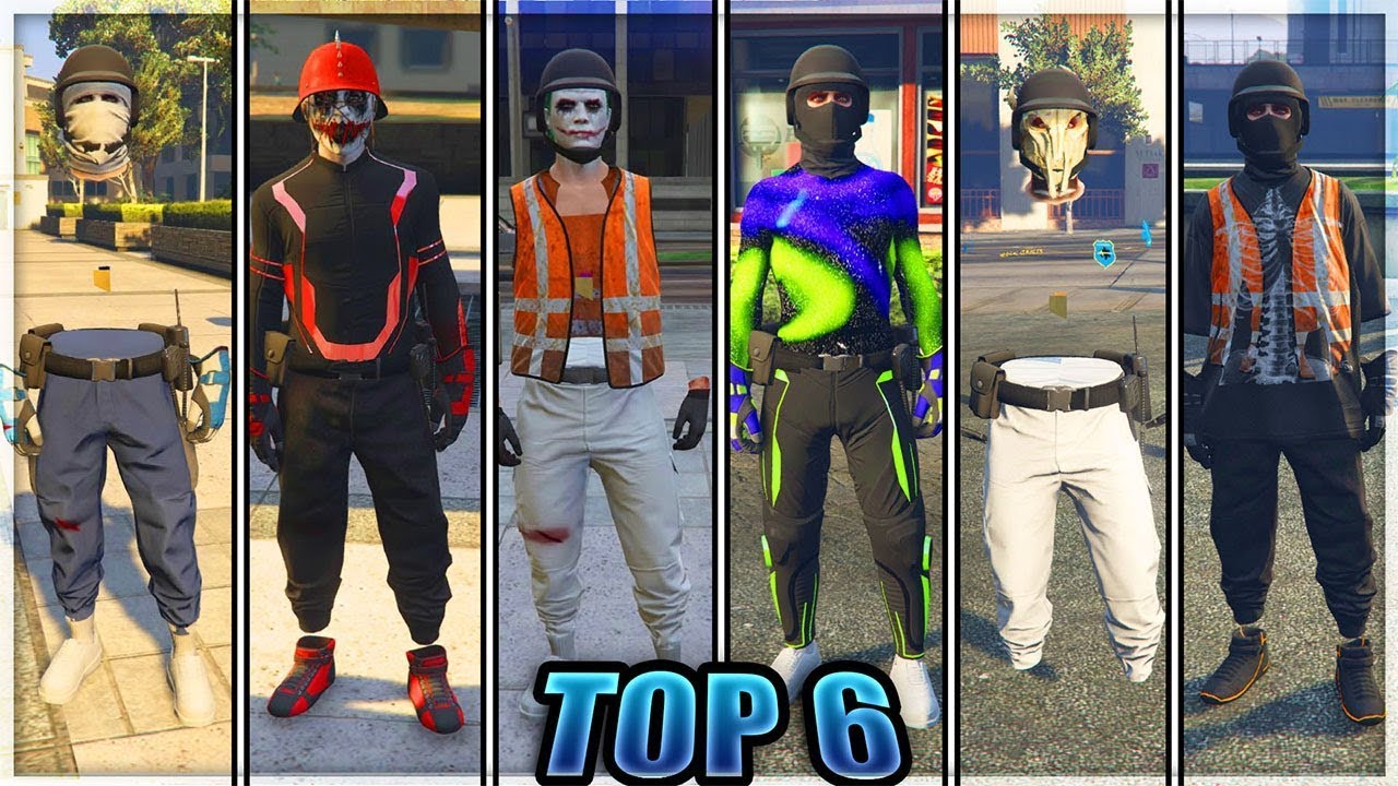 ✅NUEVO TOP 6 CONJUNTOS HACKERS SIN MOD MENU  MODDED OUTFIT  GTA 5 ONLINE【PS4 XboxOne Pc】