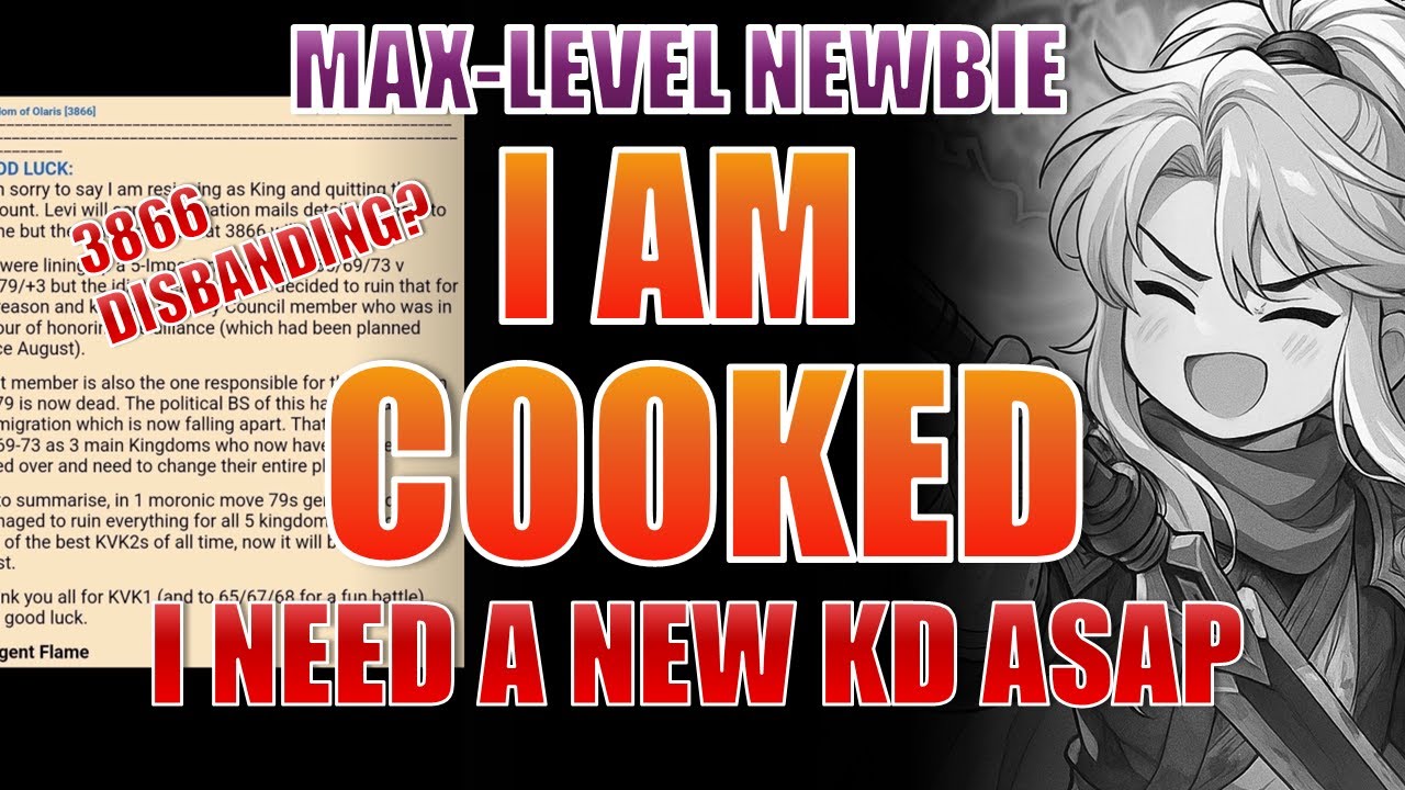 I Need Help... My Restart's Destination Kingdom 3866 Is Disbanding | MAX Level Newbie DAY 164