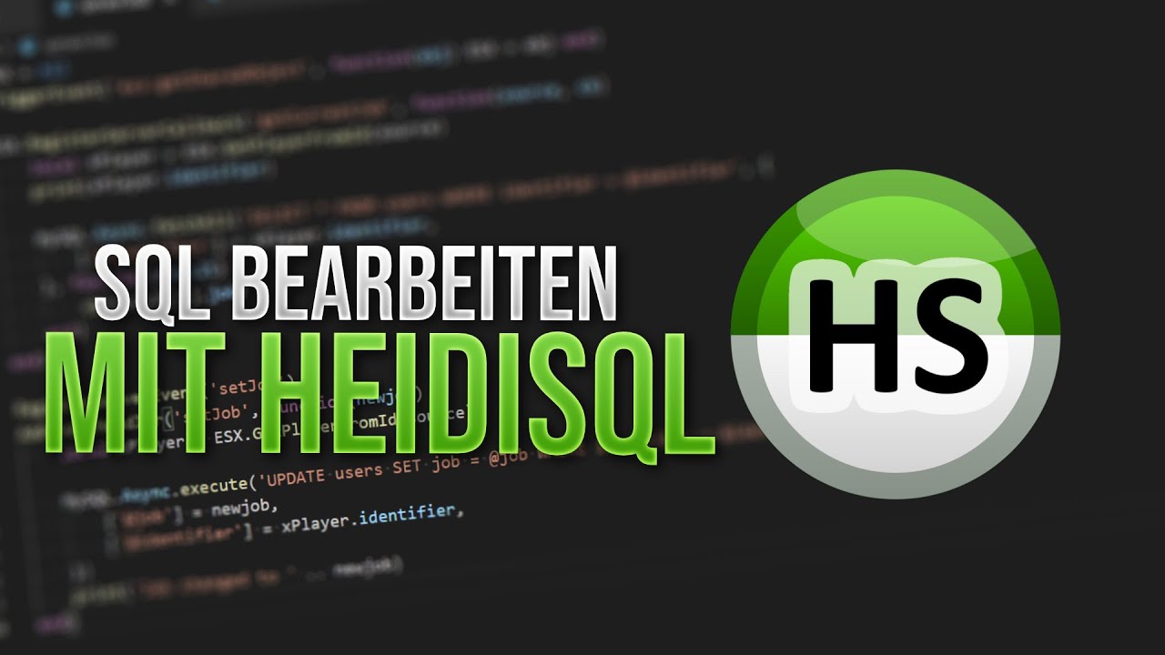 Die beste SQL-Datenbearbeitung | HeidiSQL vs. phpMyAdmin | MySQL Tutorial