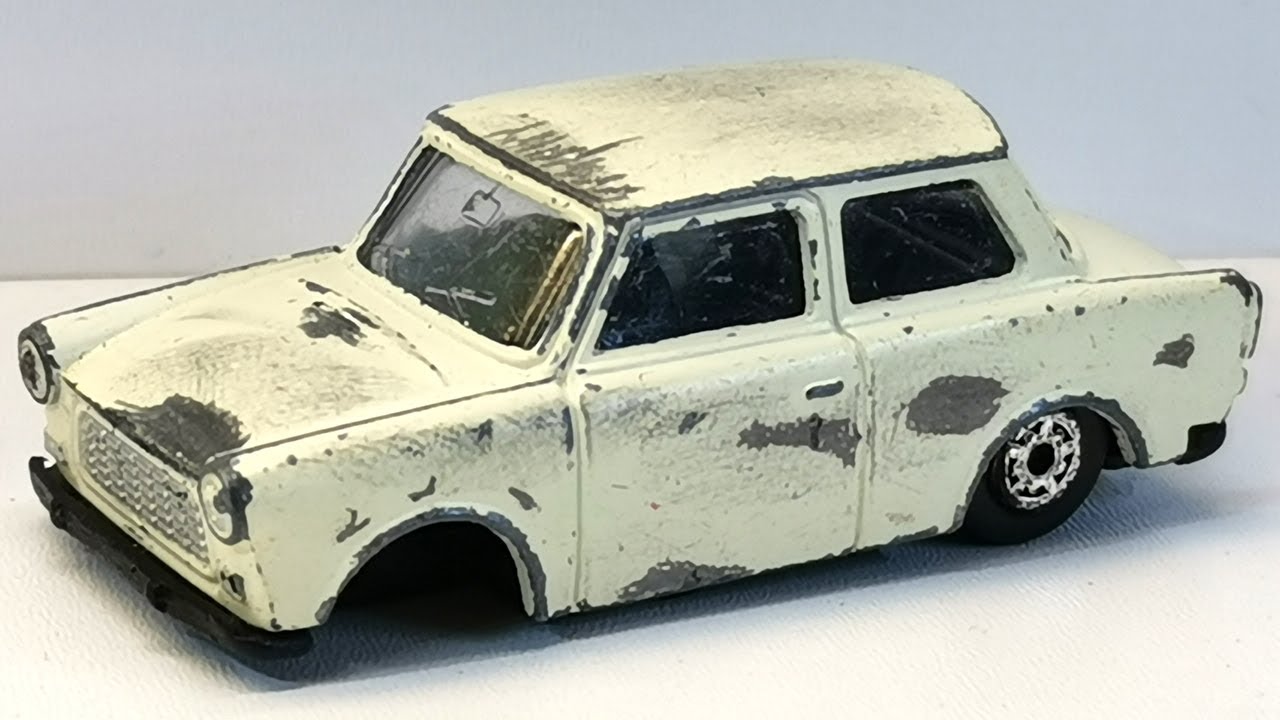Литье под давлением реставрации Trabant стилизовано под «Superfast» «Matchbox»