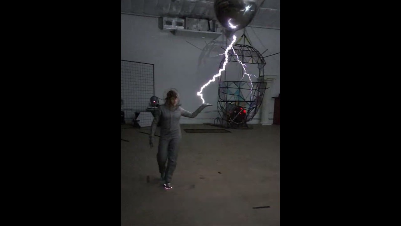 Testing High Voltage Suit #shorts