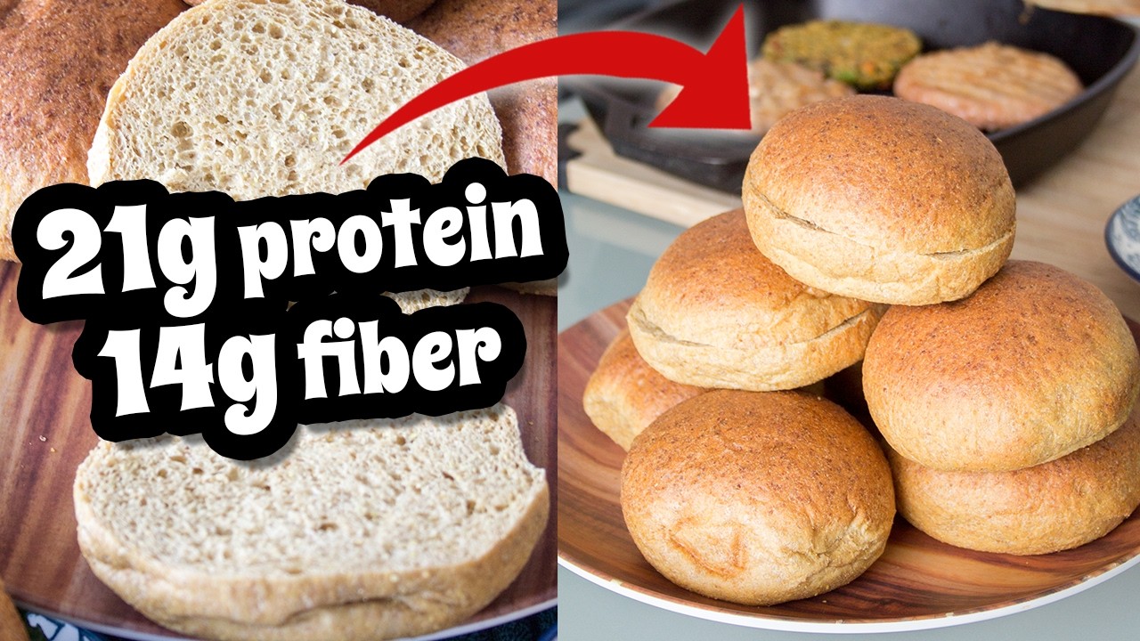 High-Protein Burger Buns (Soft, Fluffy, Vegan & Keto-friendly too) | Creator's Cut