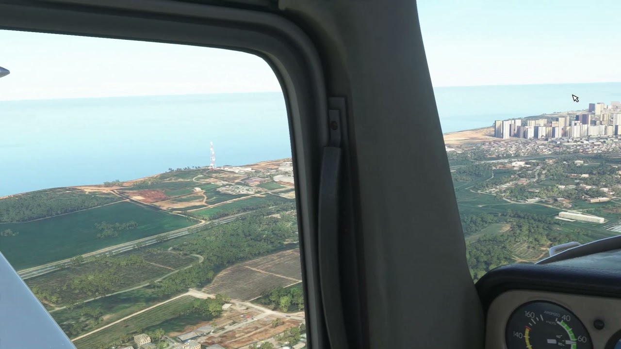 תדריך תרגול נחיתת אונס - הדגמת סימולטור ססנה 152