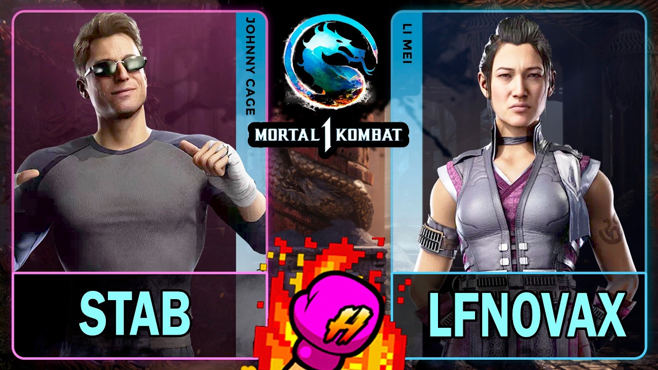 MK1 Stab (JOHNNY CAGE) VS Lfnovax (LI MEI)🥊Mortal Kombat 1🥊4K 60ᶠᵖˢ