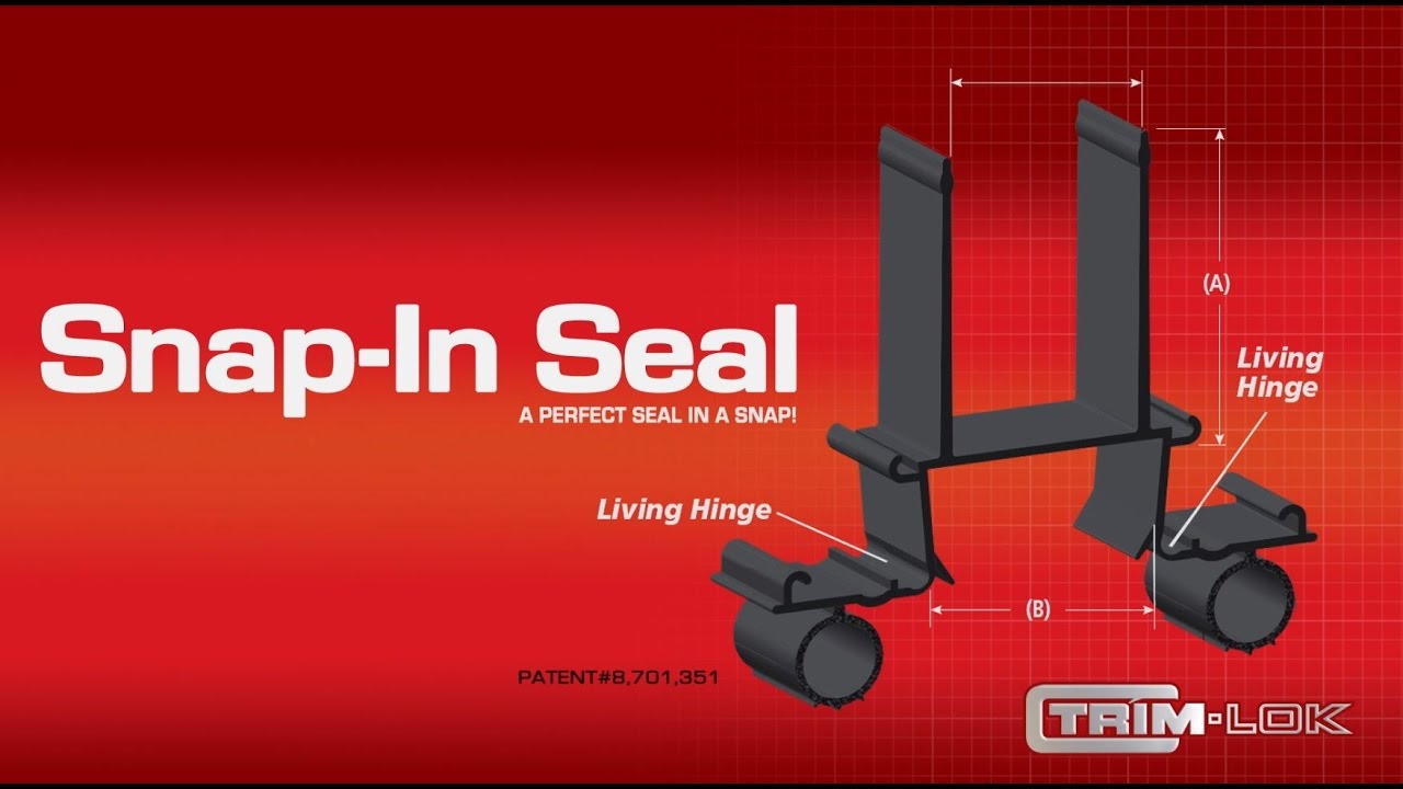 Trim Lok's Patented Snap In Seal for RV Slide-Outs