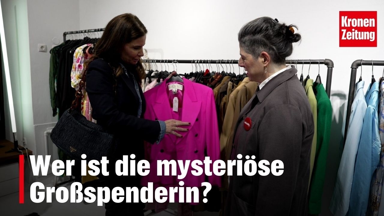 Wer ist die mysteriöse Großspenderin? I krone.tv NEWS