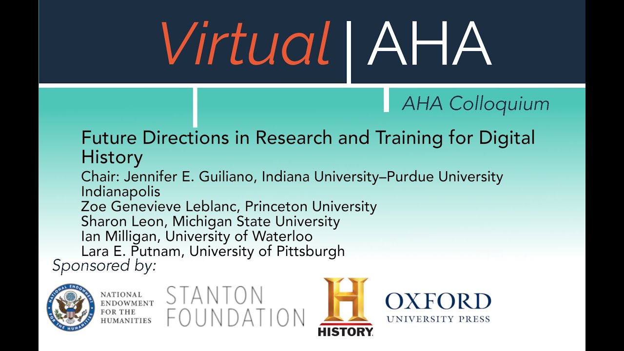 Future Directions in Research and Training for Digital History