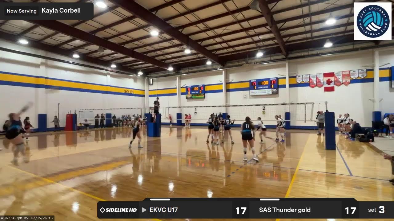 EKVC U17 @ SAS Thunder gold (2026.02.15)