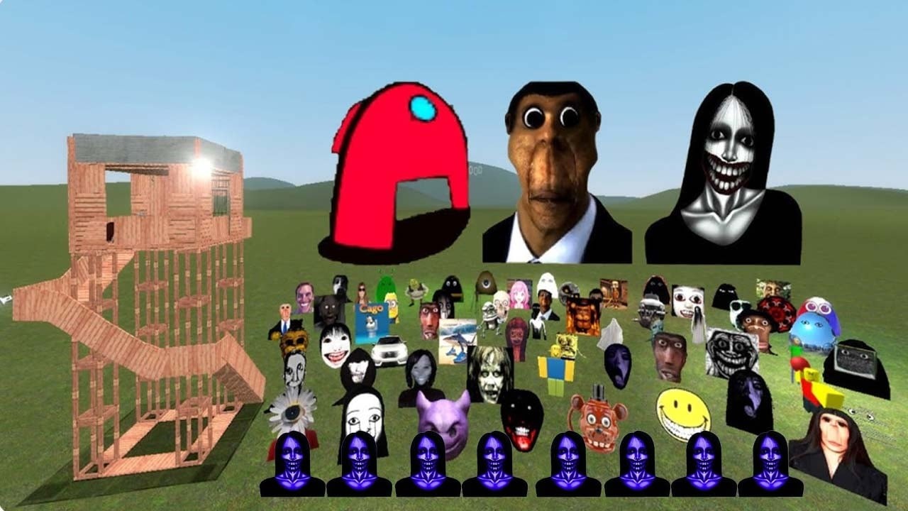 Too Much Nextbots Vs Towers in Garry's Mod