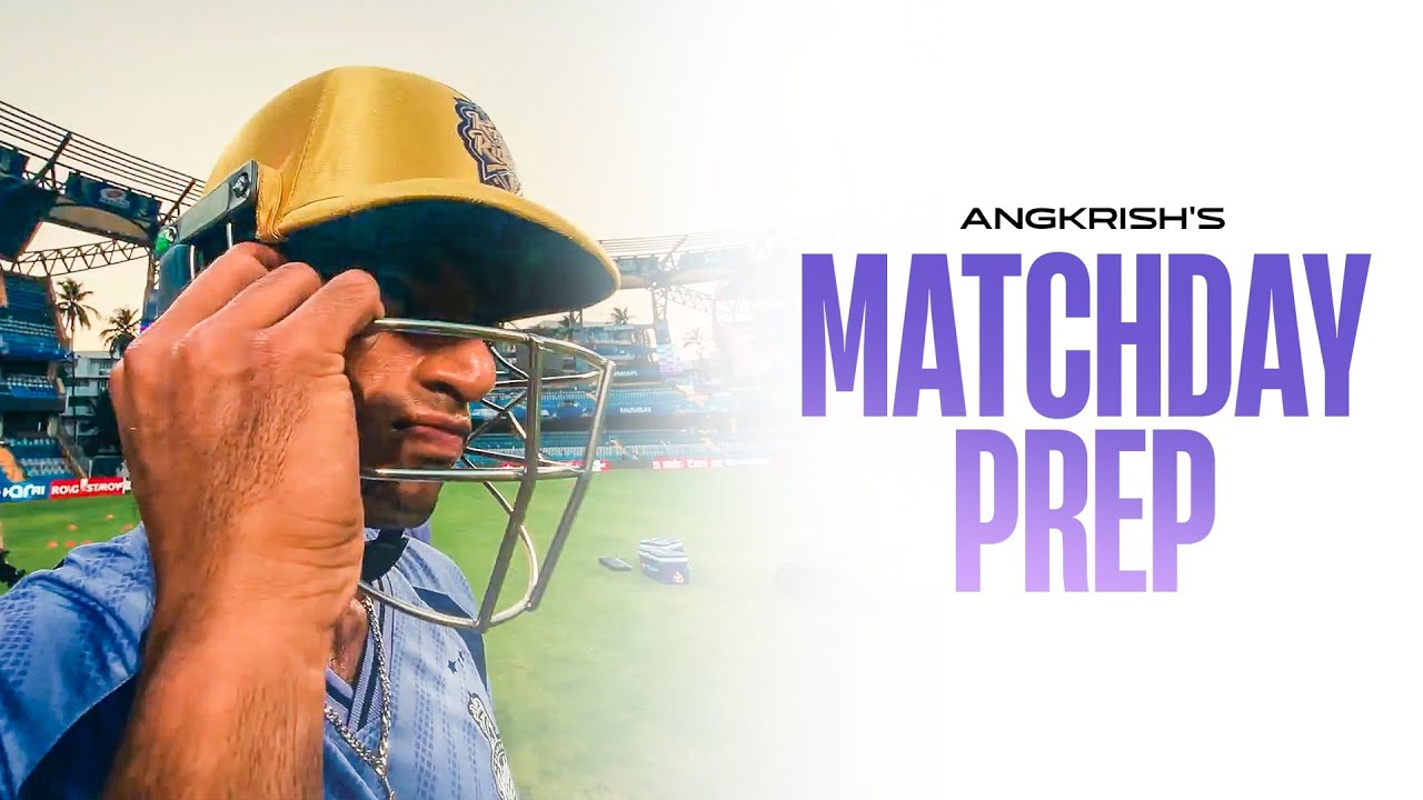 Angkrish Raghuvanshi&rsquo;s Matchday Prep for Kolkata Knight Riders | Knights TV | KKR 2026