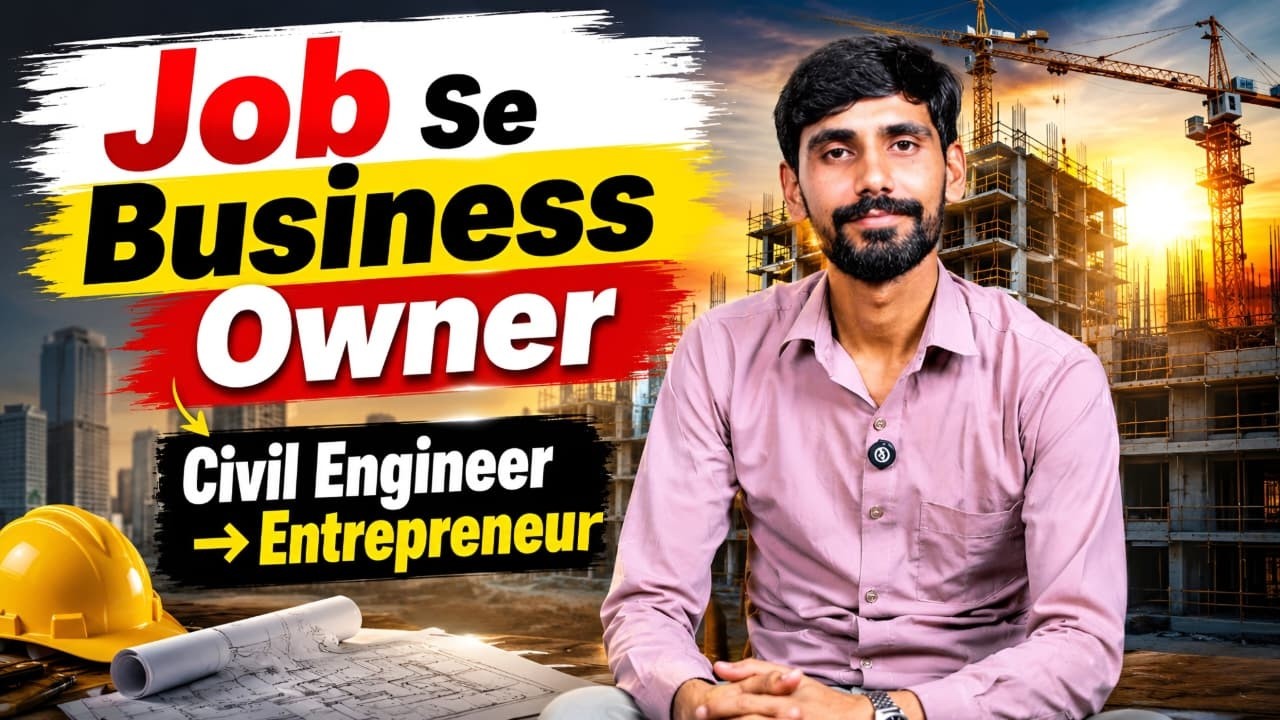 How This Civil Engineer Built His Own Business After B.Tech | 150+ Projects Running | Success Story