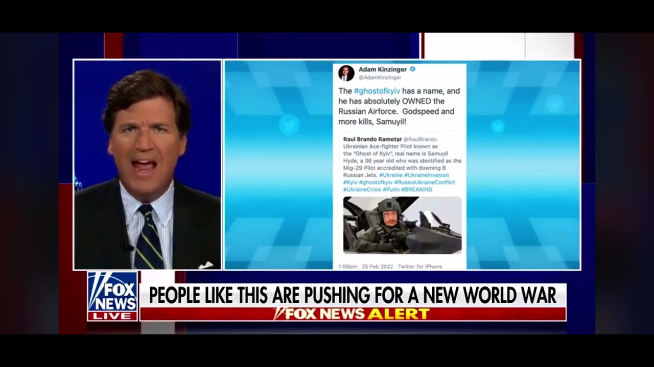 Sam Hyde tucker Carlson ghost of Kyiv￼