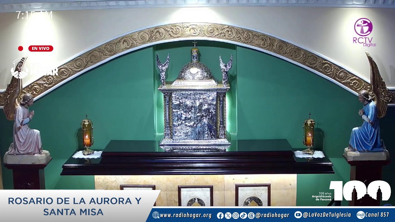 ROSARIO DE LA AURORA Y SANTA MISA, SANTUARIO NACIONAL