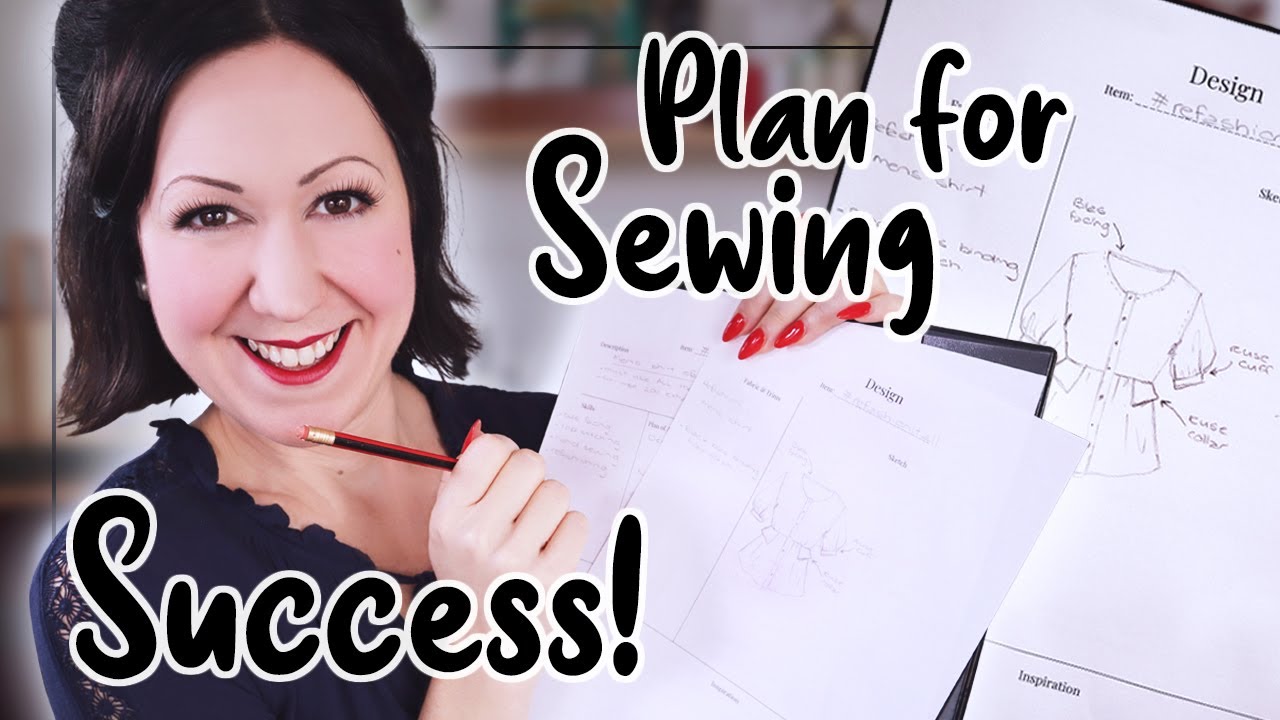 SUCCESSFUL SEWING PROJECTS START WITH A PLAN! ✂ Take a peek at my method of planning a refashion!