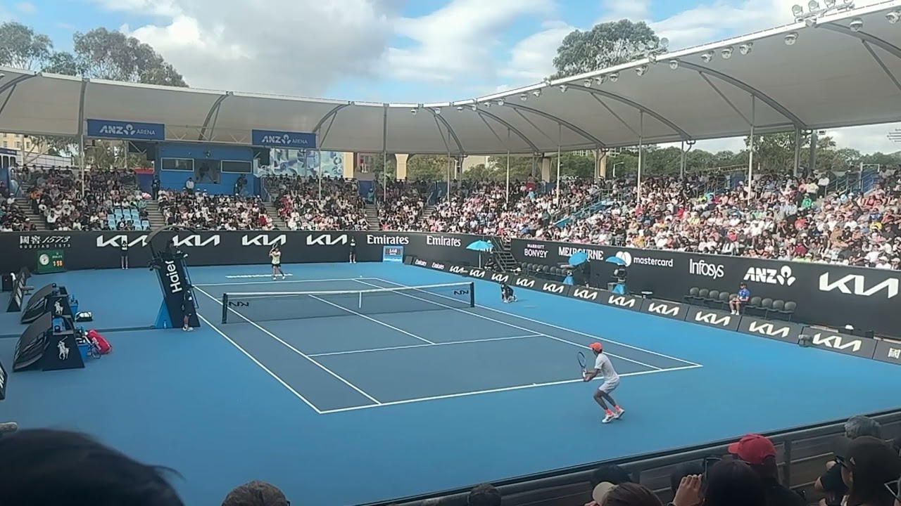 Learner Tien court side slow motion AO 2026