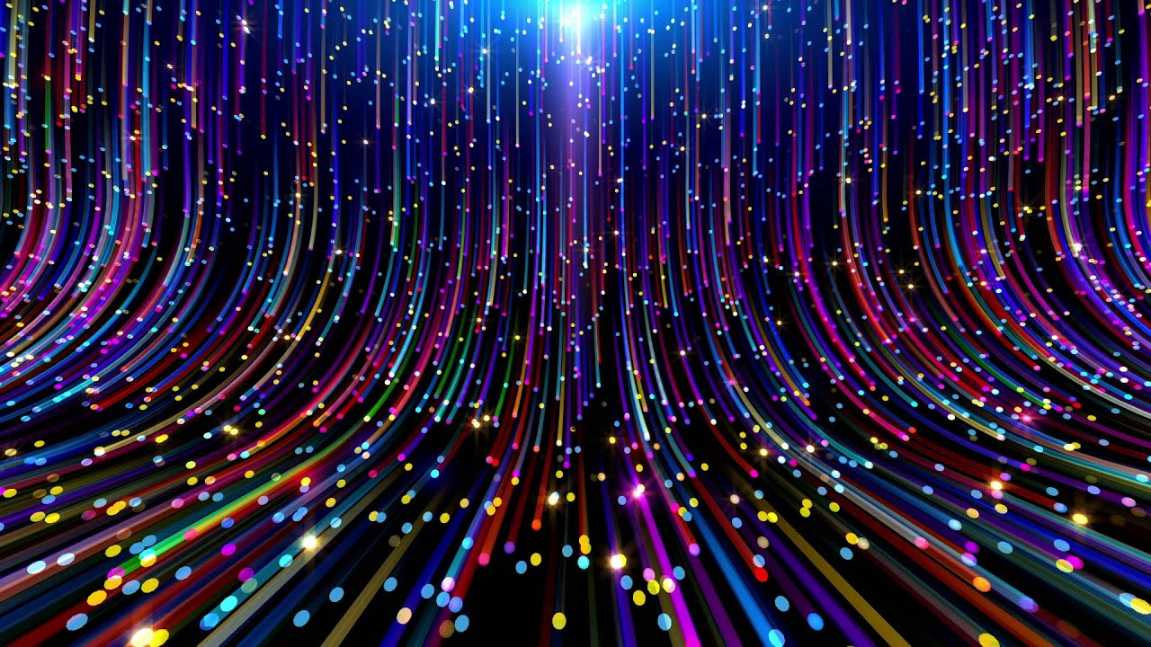 4K Screensaver | Colorful Particles Sliding – Psychedelic VJ Loop (No Sound)