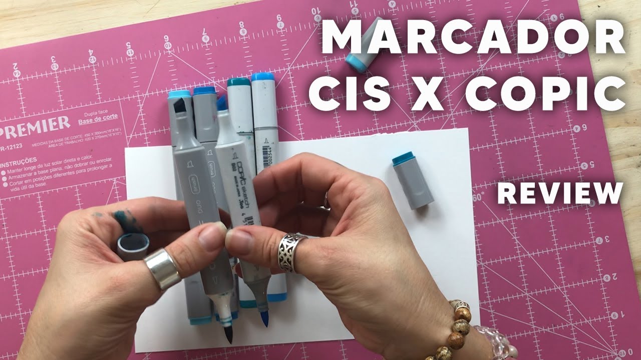 TESTANDO MARCADORES: CIS Duo Brush x COPIC Sketch (Resenha) | Taty Alencar Mandalas