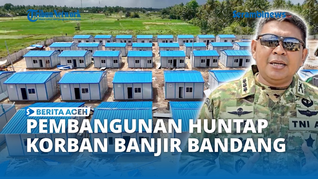Danrem Cek Percepatan Pembangunan Huntap di Aceh Utara